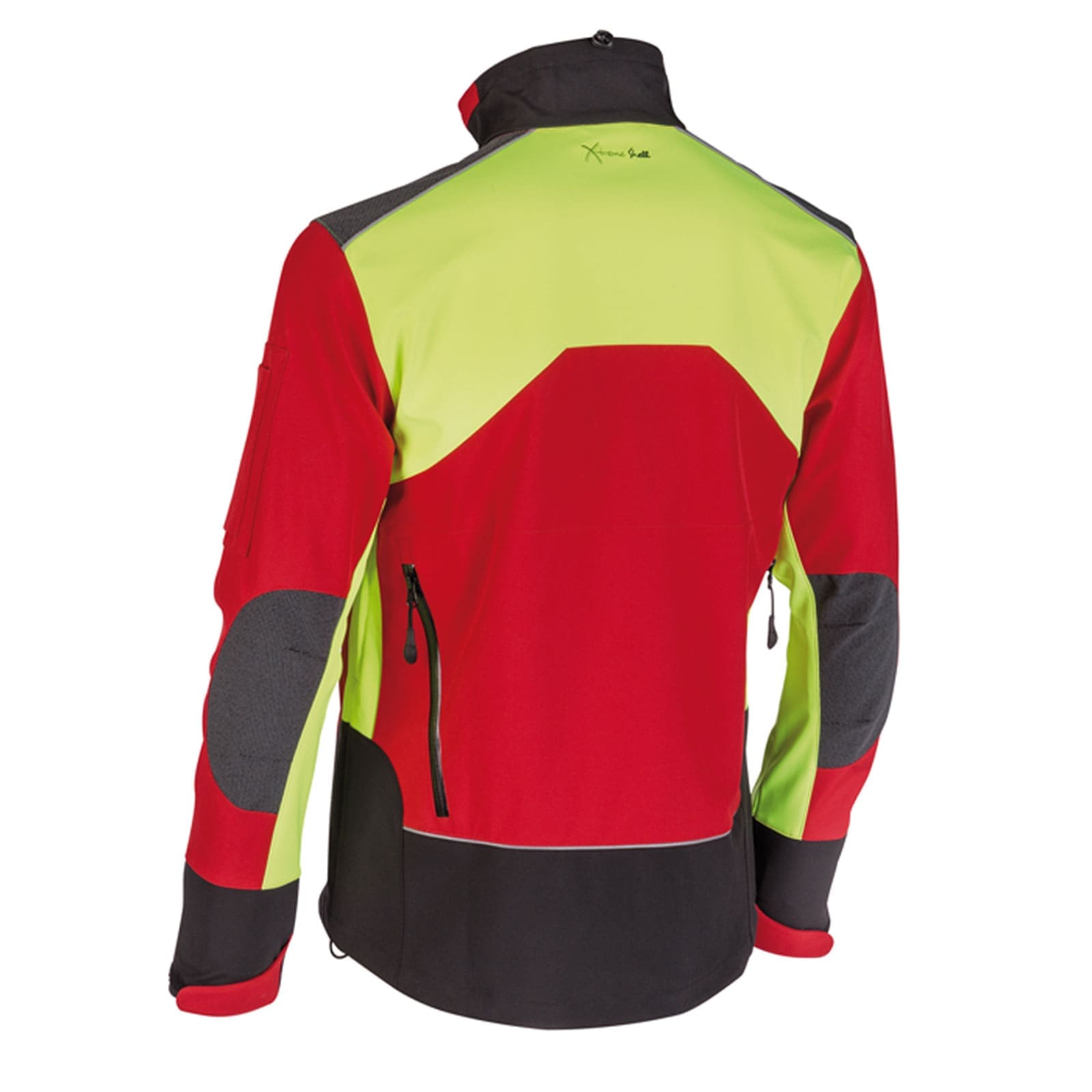 X-treme Shell Softshell Jacke rot/gelb Größe: 3XL