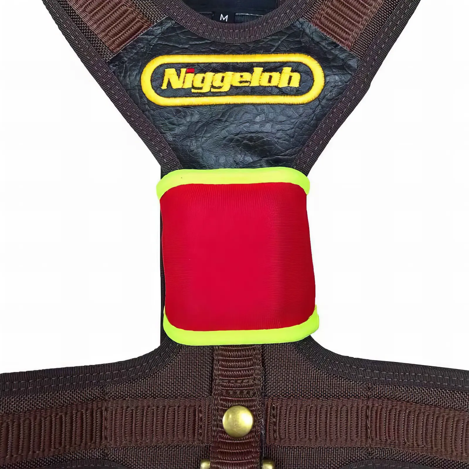 Niggeloh GPS-Tracker Tasche rot/gelb an Hundegeschirr