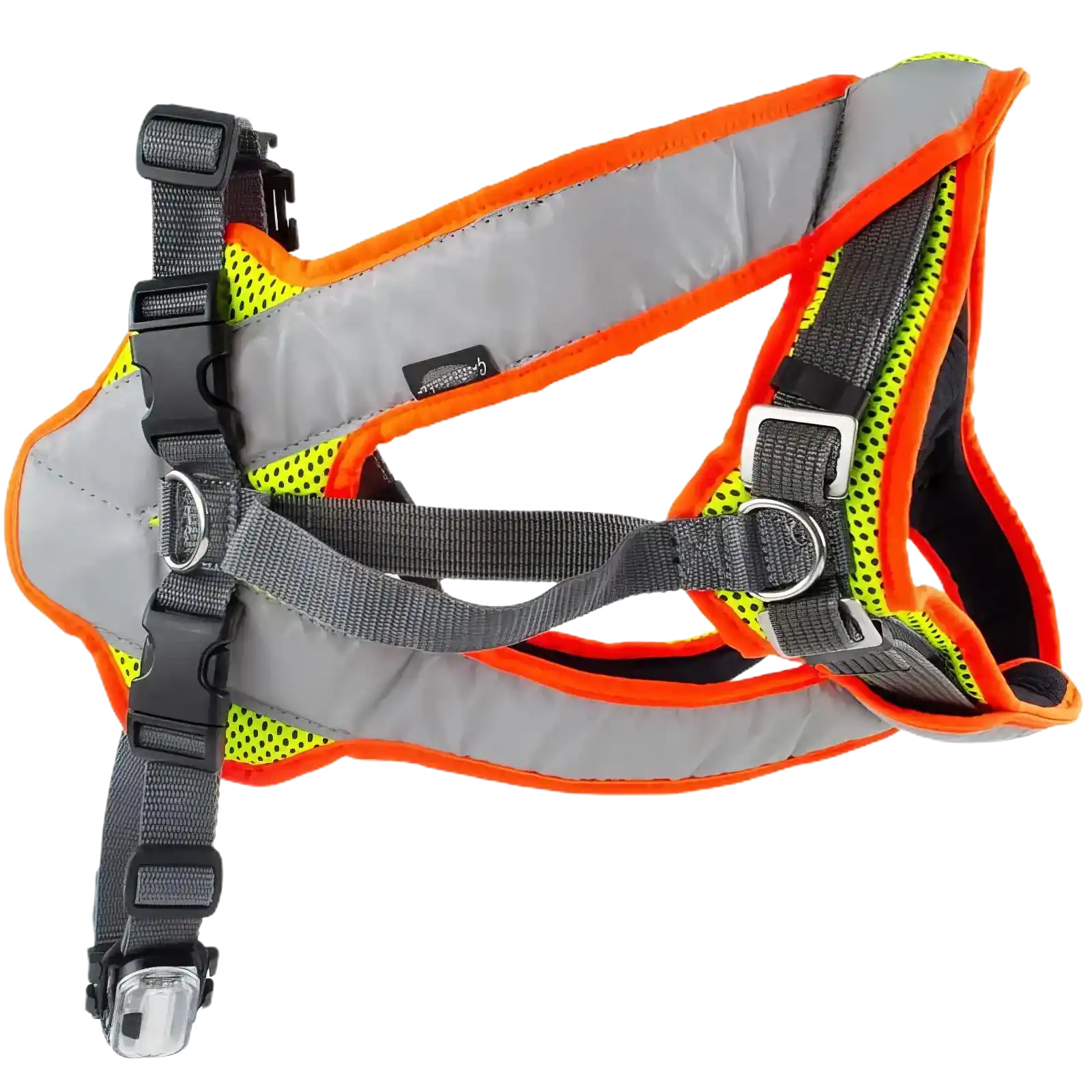 Grossenbacher Vary Night Hundegeschirr Reflektor LED Brustring 4XS 2 Anleinpunkte
