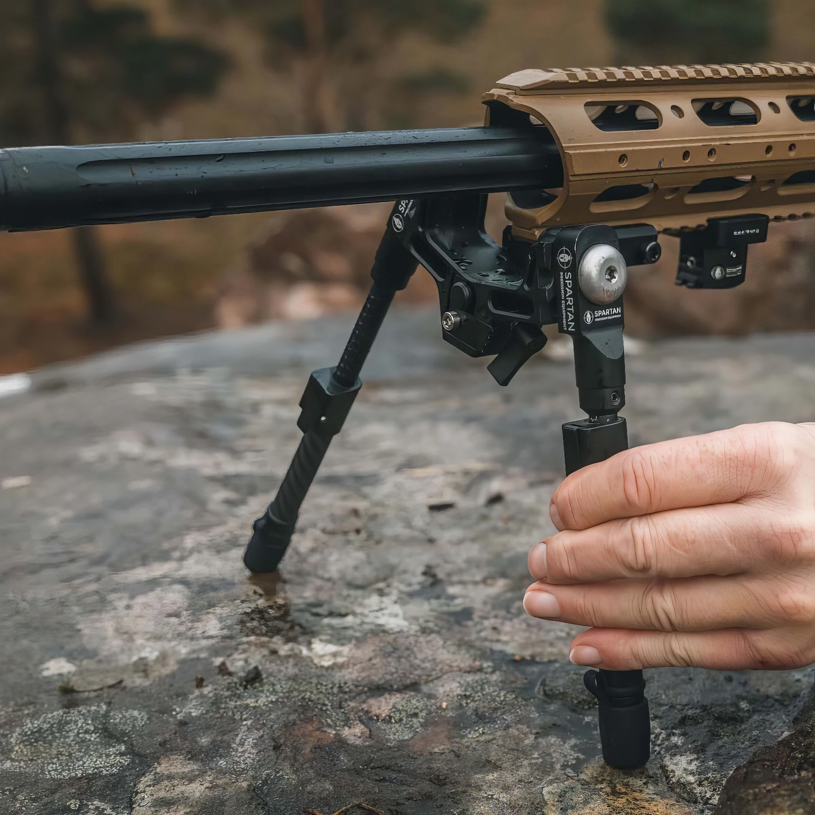 Spartan Valhalla Bipod Picatinny entriegeln Teleskopbein Spartan Valhalla Bipod Picatinny entriegeln Teleskopbein