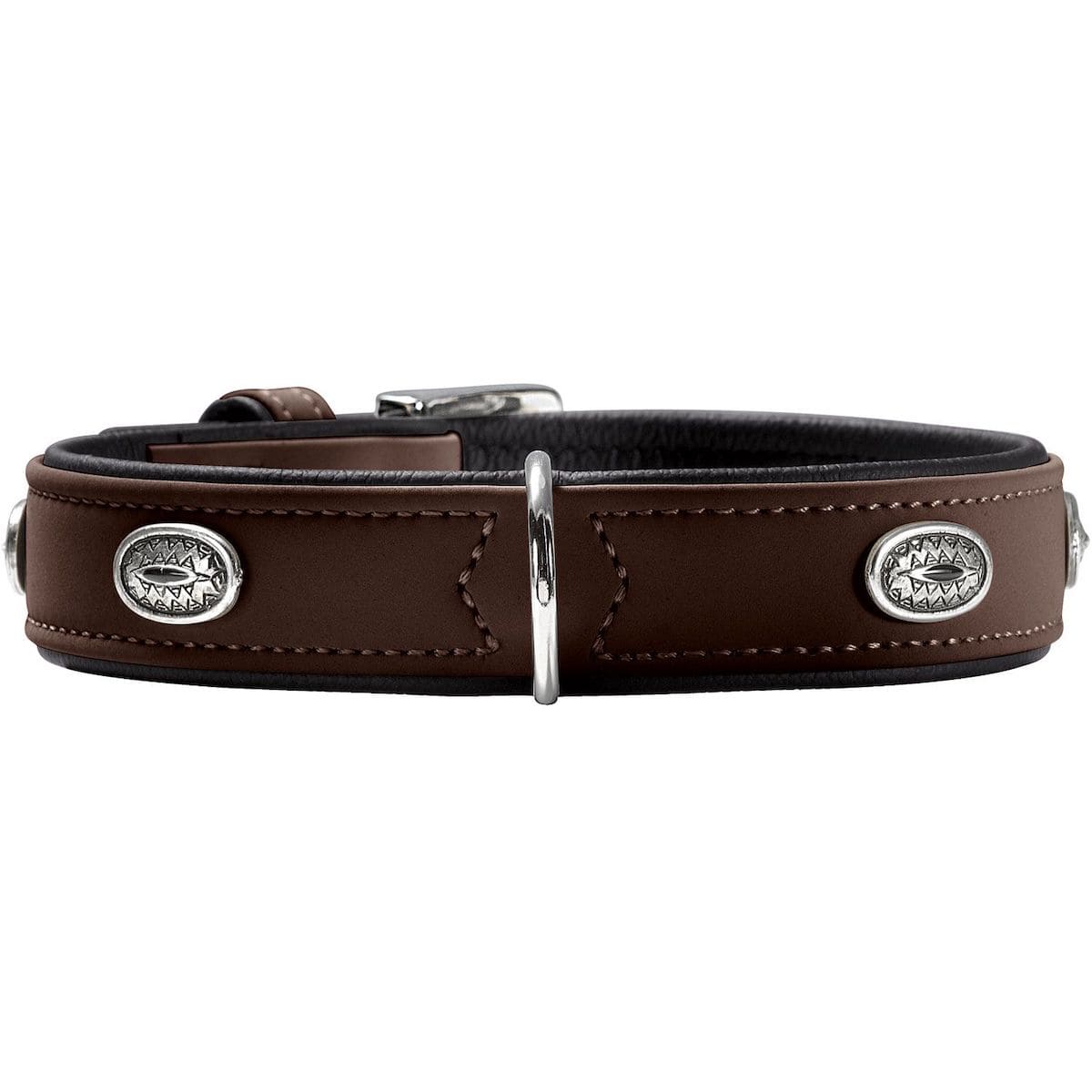 Halsband Softie Stone braun/schwarz S