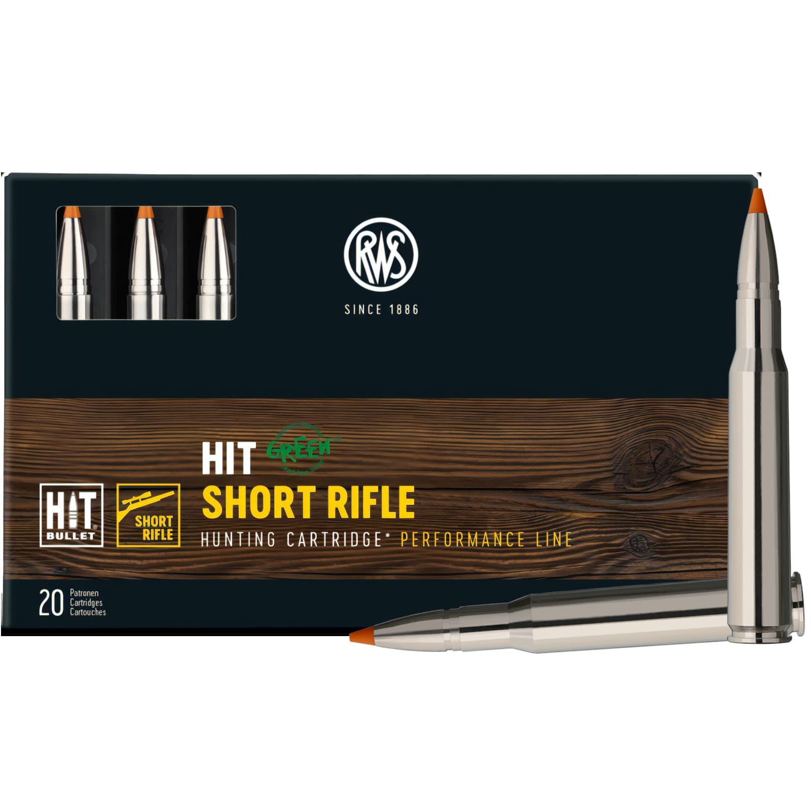 RWS HIT Short Rifle .30-06 Springfield 10,7g / 165gr