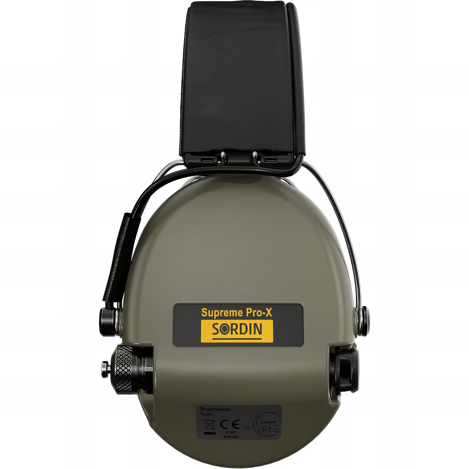 Sordin Supreme Pro-X LED olivgrün Batteriefach