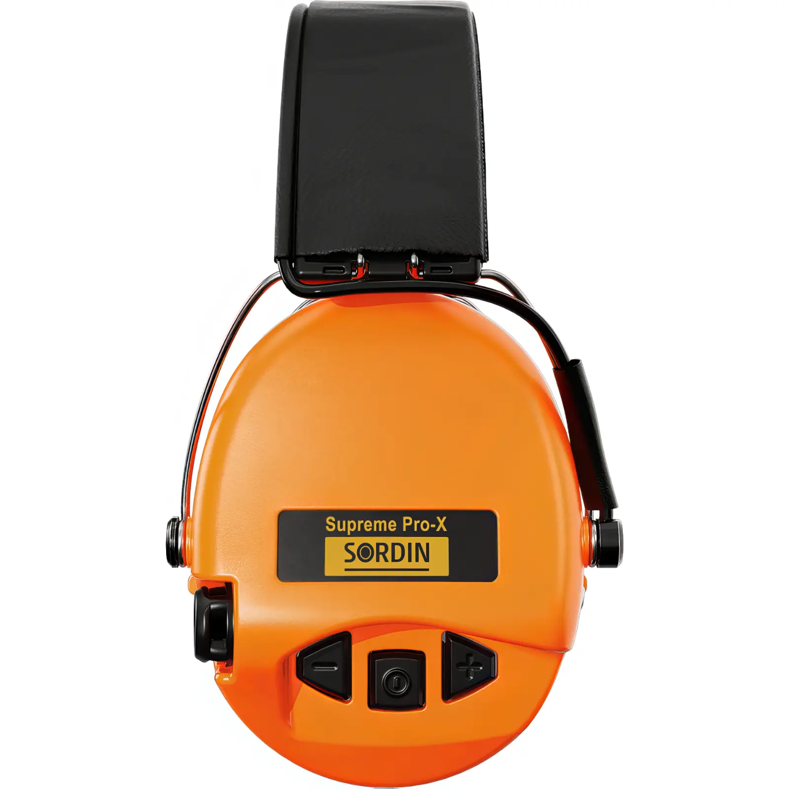 Sordin Supreme Pro-X Gehörschutz blaze orange Bedientasten