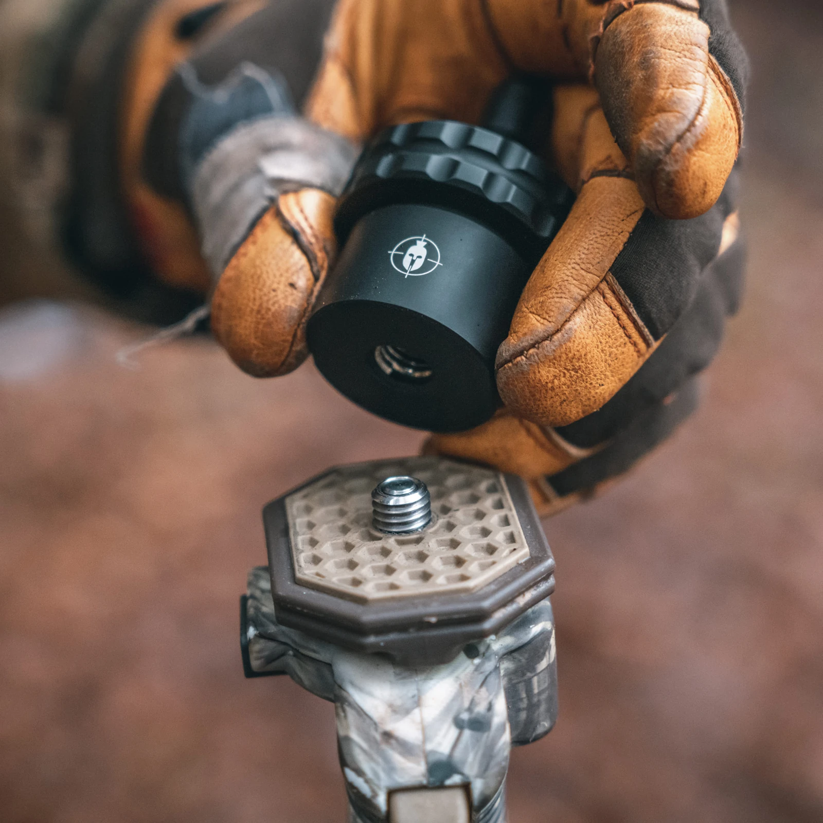 Spartan Davros Head Montage auf Tripod