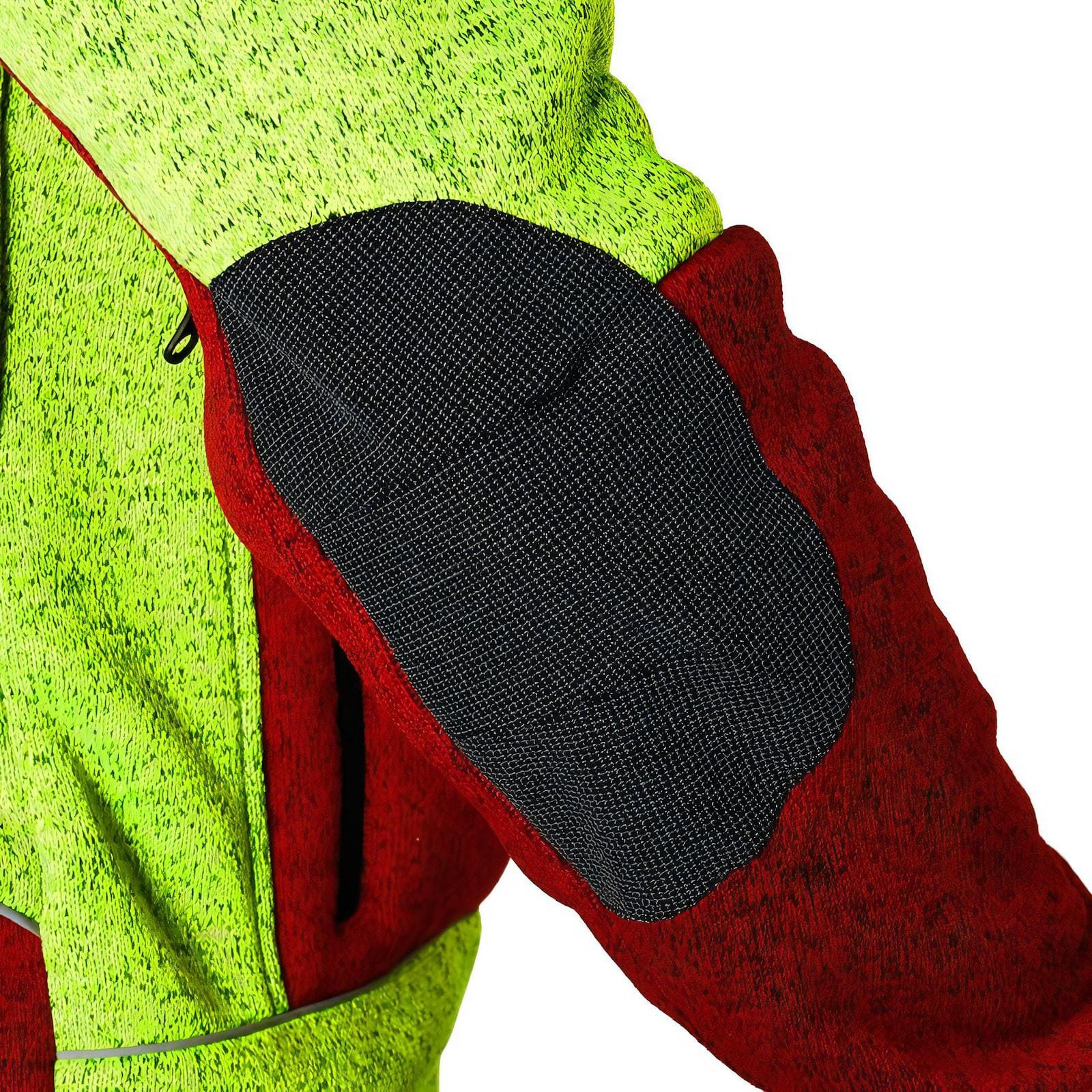 X-treme Arctic Faserstrickjacke rot/gelb Größe: L