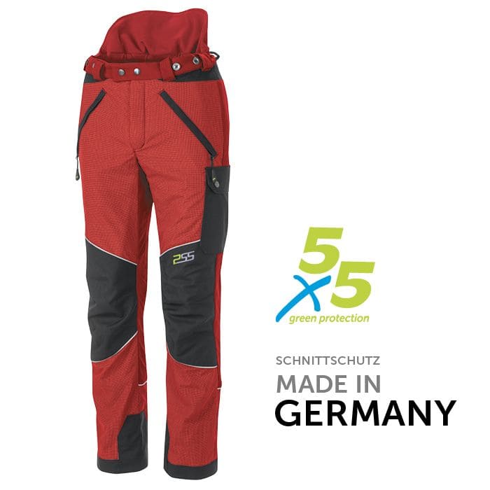 X-treme Vectran Schnittschutzhose rot Größe: 58