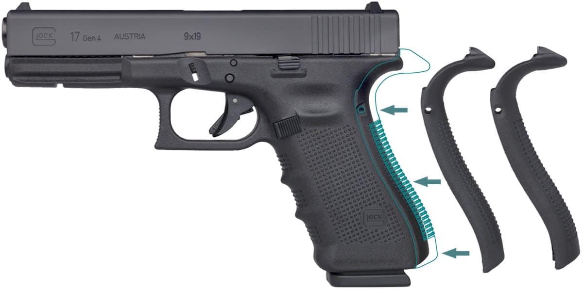 Glock Gen4 anpassbares Griffstück