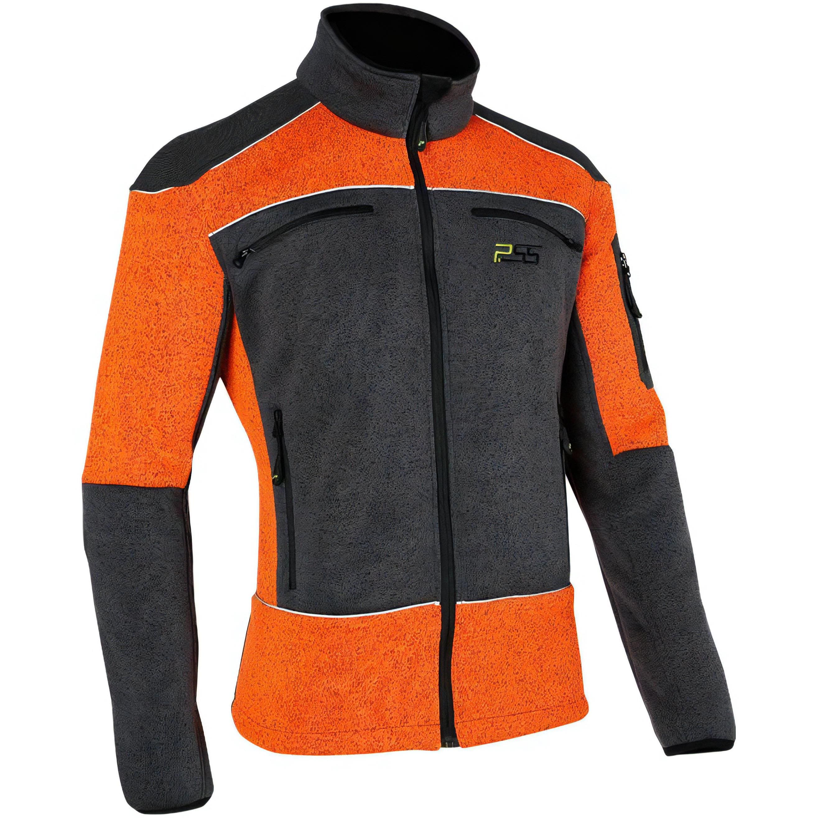 X-treme Arctic Faserstrickjacke orange/grau