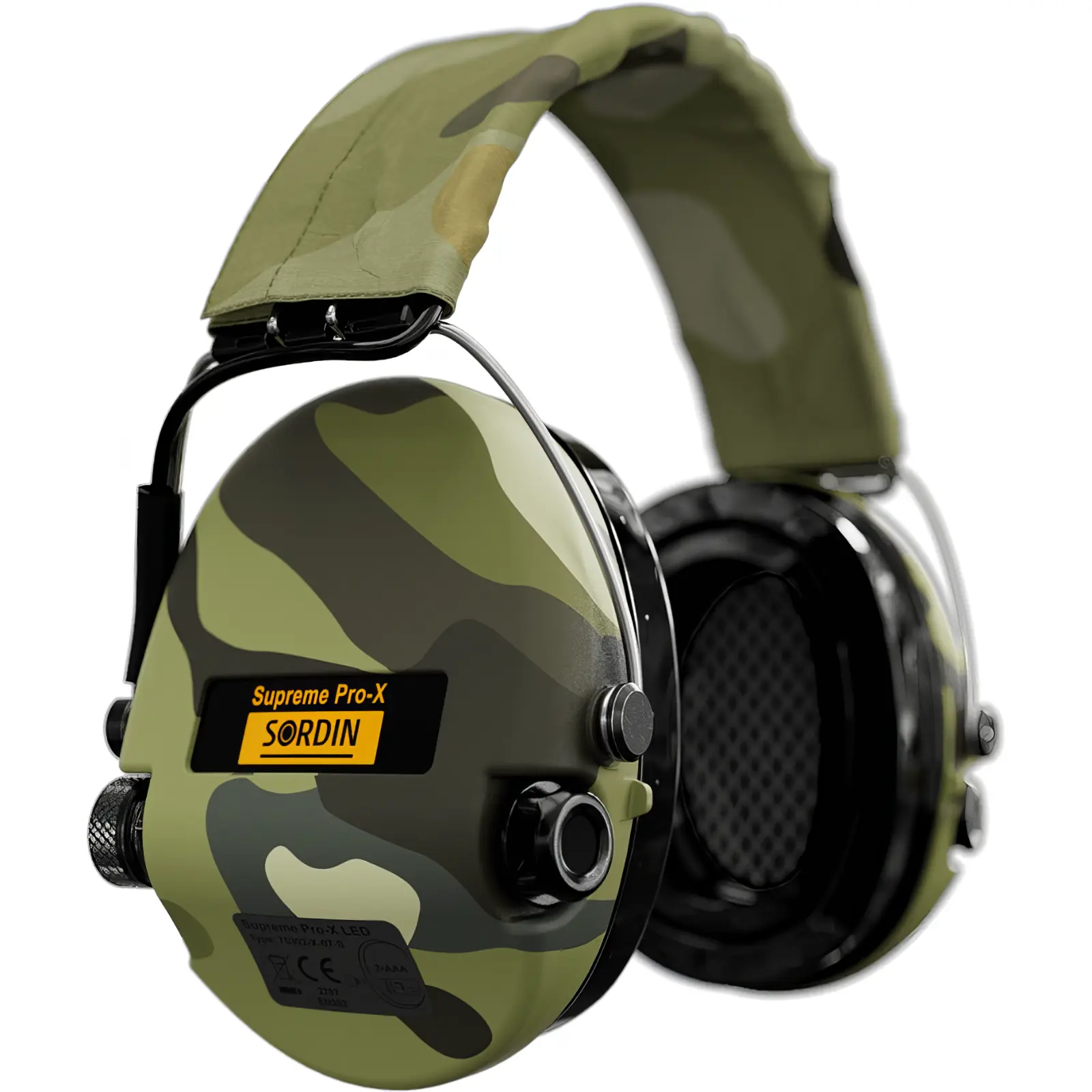 Sordin Supreme Pro-X LED camo grün wasserdichte Mikrofone