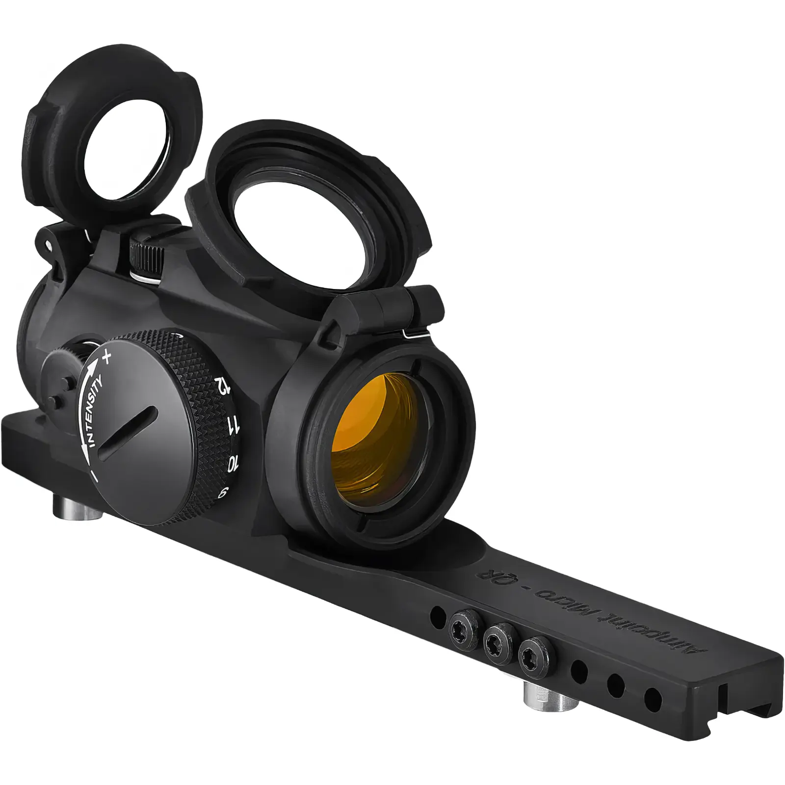 Aimpoint Micro H2 2MOA Leupold QR Montage Bedientasten
