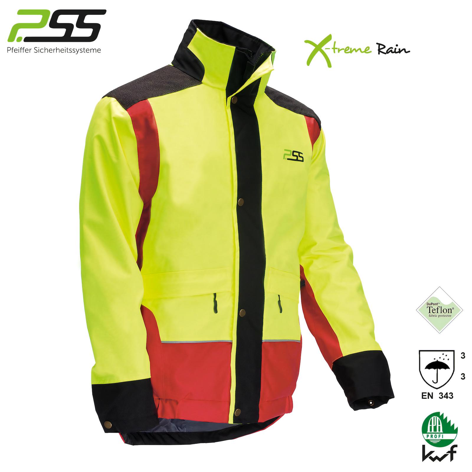 X-treme Rain Regenjacke gelb/rot Größe: M