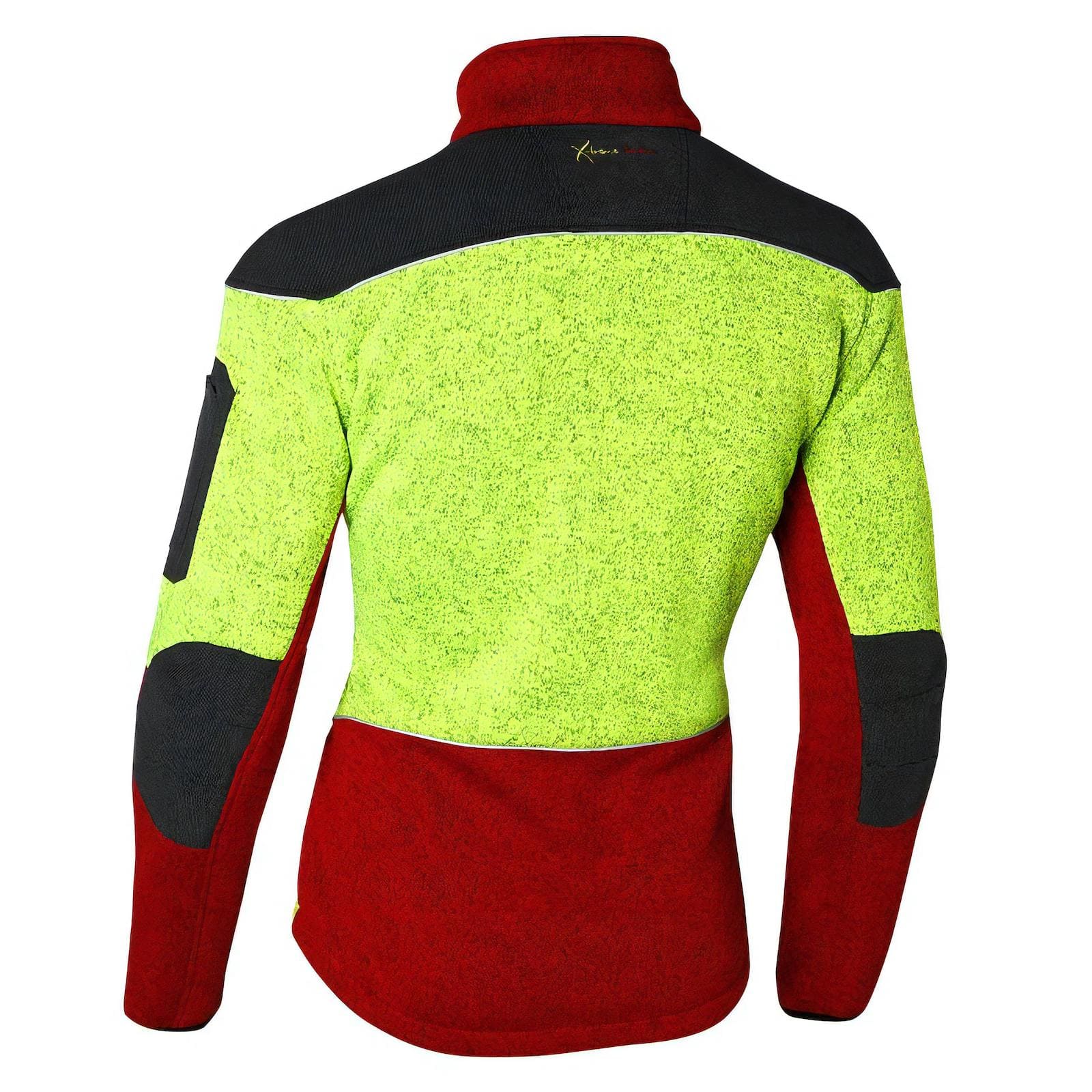 X-treme Arctic Faserstrickjacke rot/gelb Größe: L