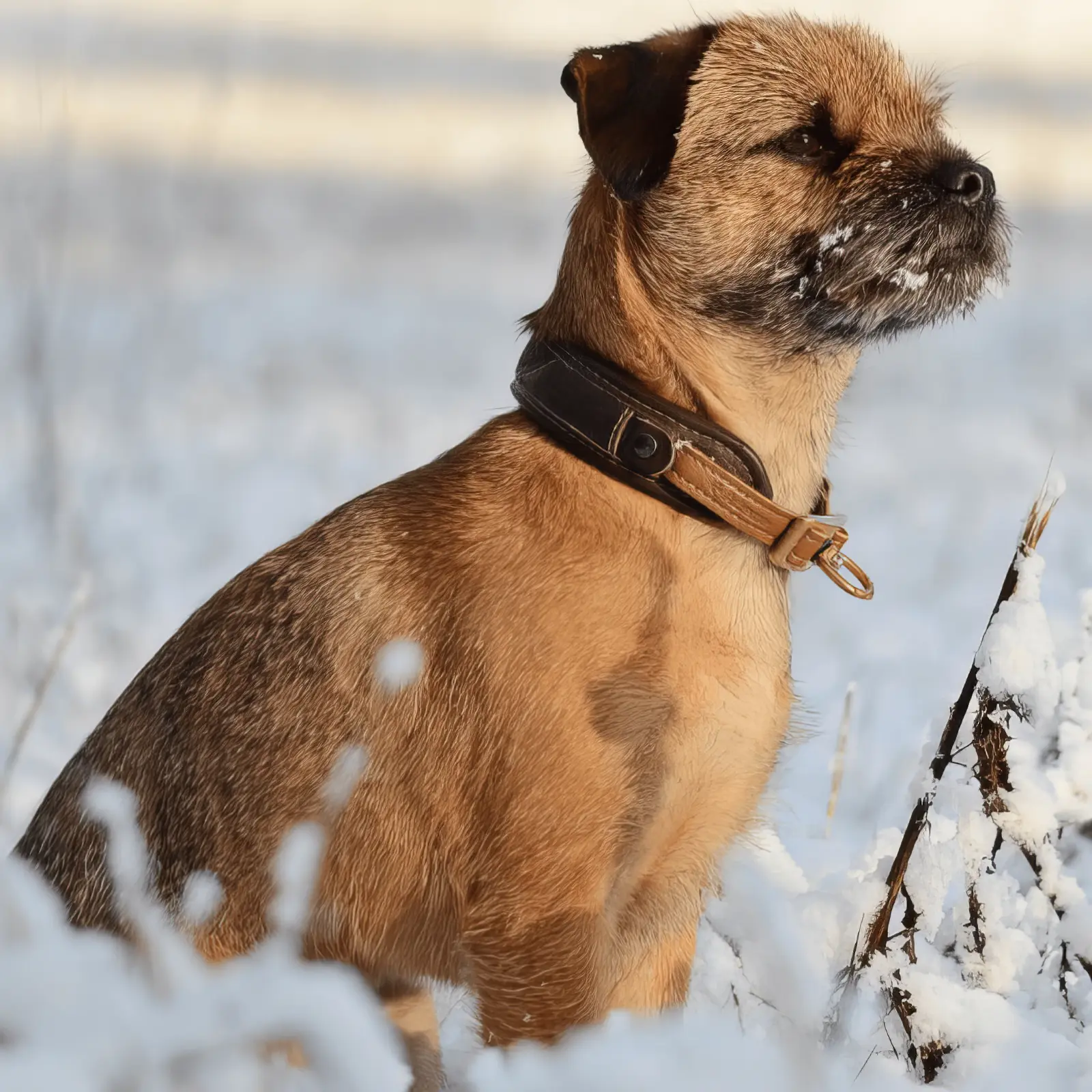 Niggeloh Halsung Classic Loden Größe XS an Hund