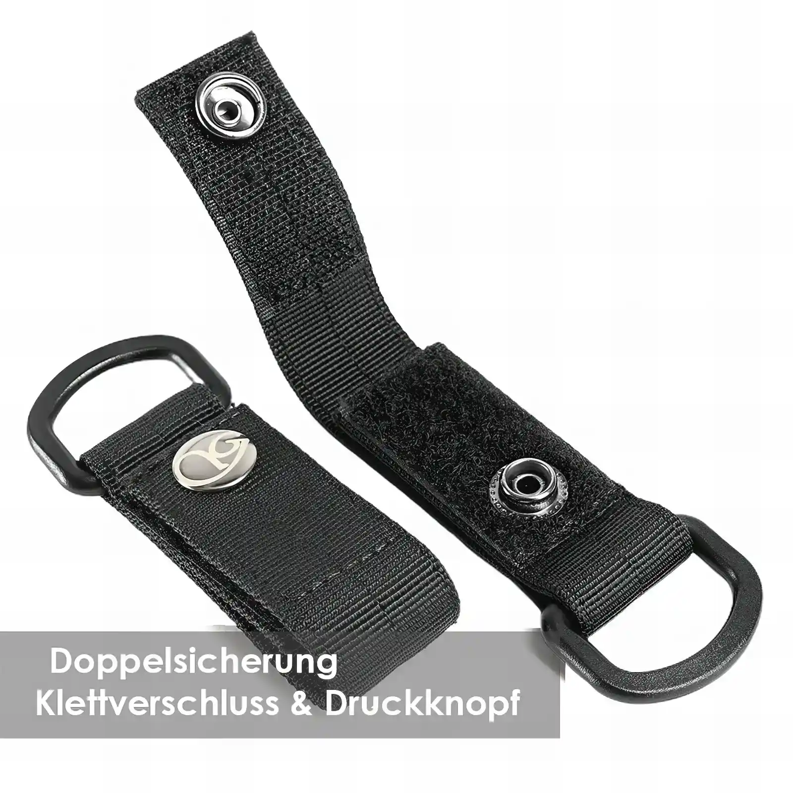 Marhel Hunting Lanyard Fangriemen Spiralkabel schwarz Doppelsicherung