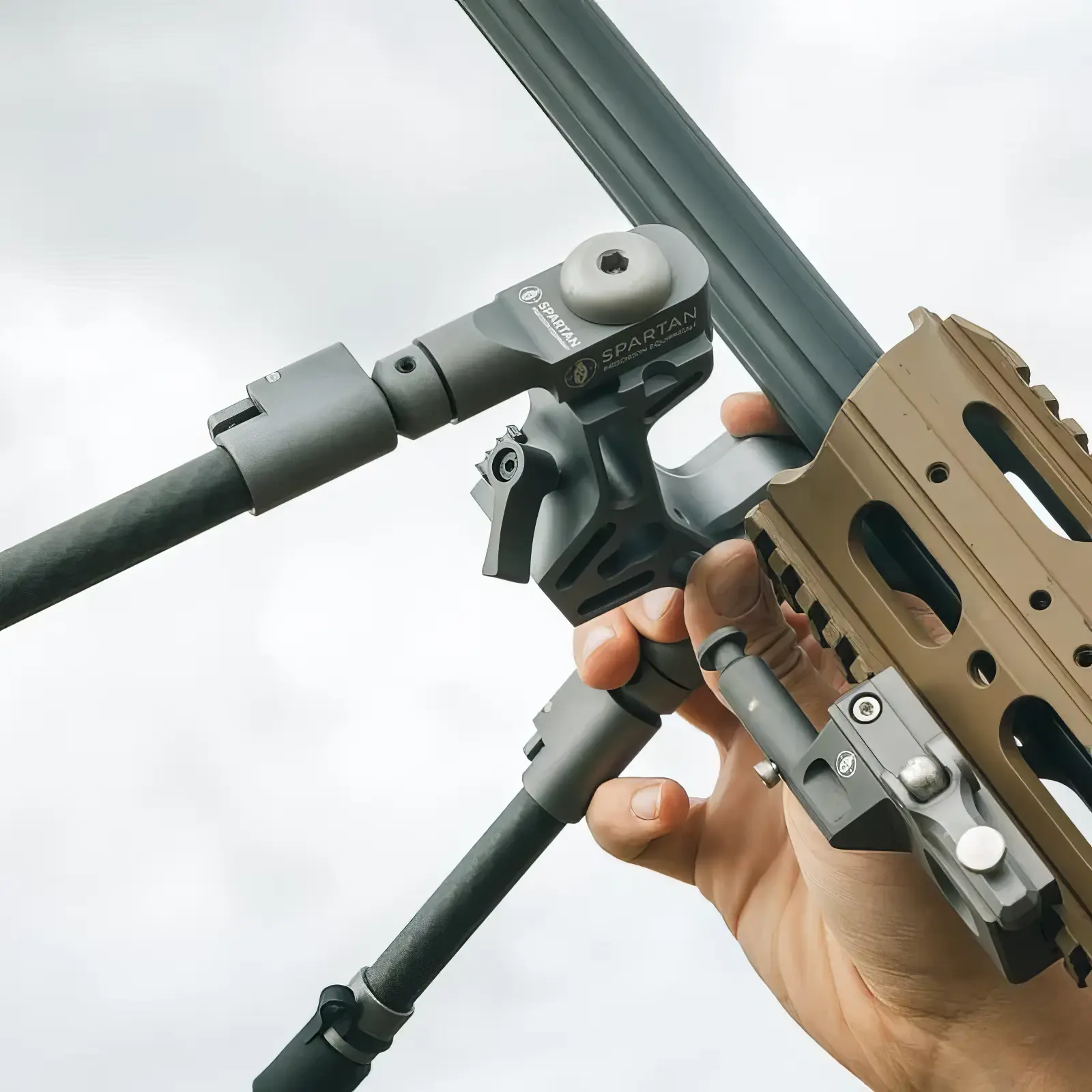 Salamander Tactical Picatinny Valhalla Bipod Adapter Quick Detach Zweibein Montage