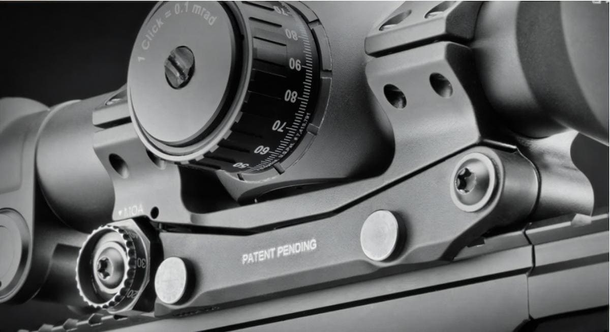 Blockmontage mit einstellbarer Vorneigung Ø 36 mm BH 22 mm 0-70 MOA