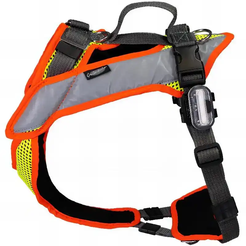 Grossenbacher Vary Night Hundegeschirr Reflektor LED Brustring