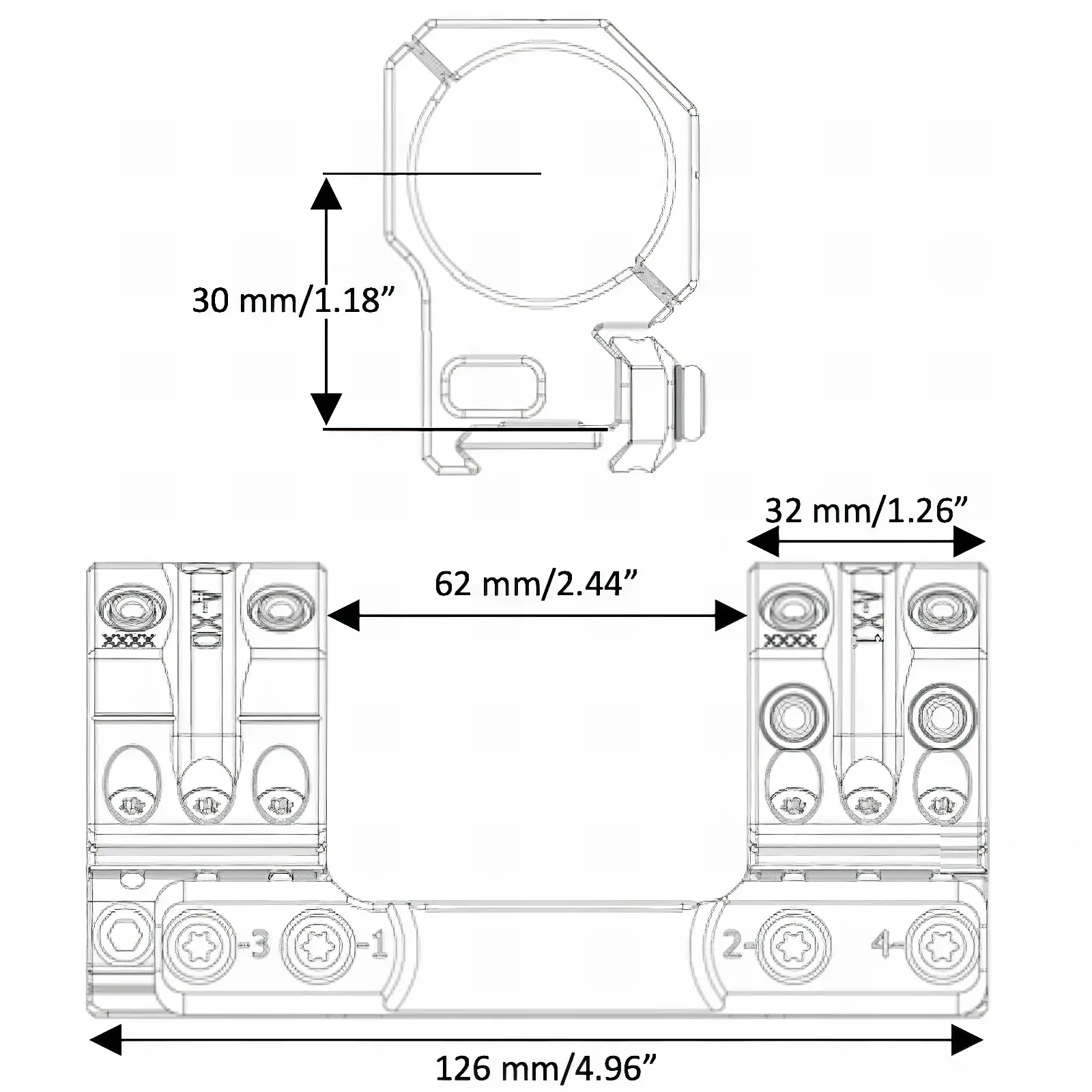 Spuhr SP-3001 Blockmontage technische Zeichnung