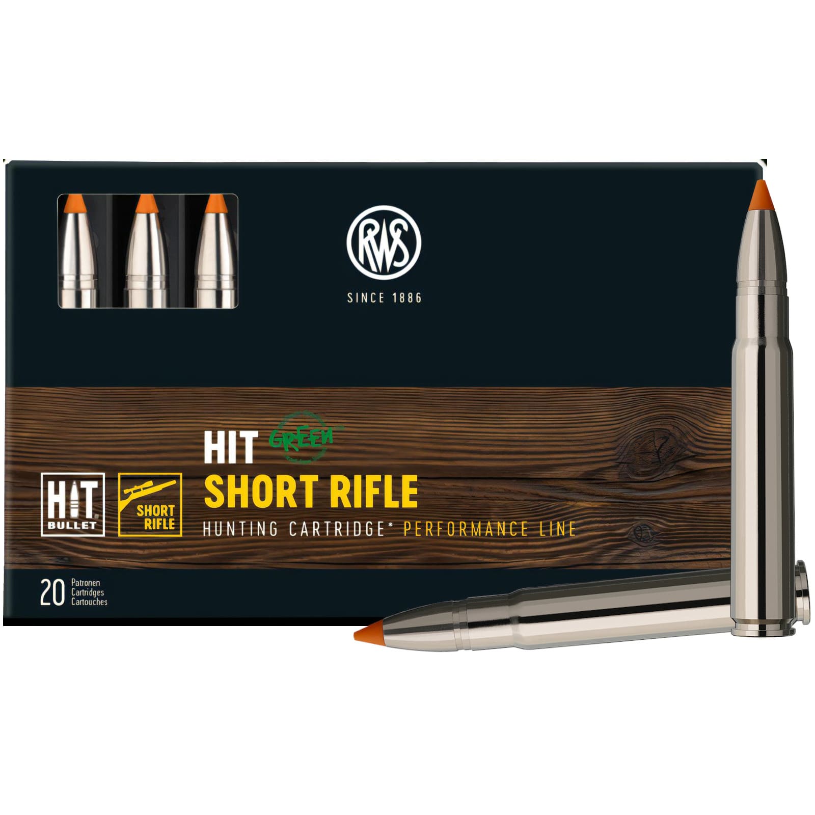 RWS HIT Short Rifle 9,3x62 16,2g