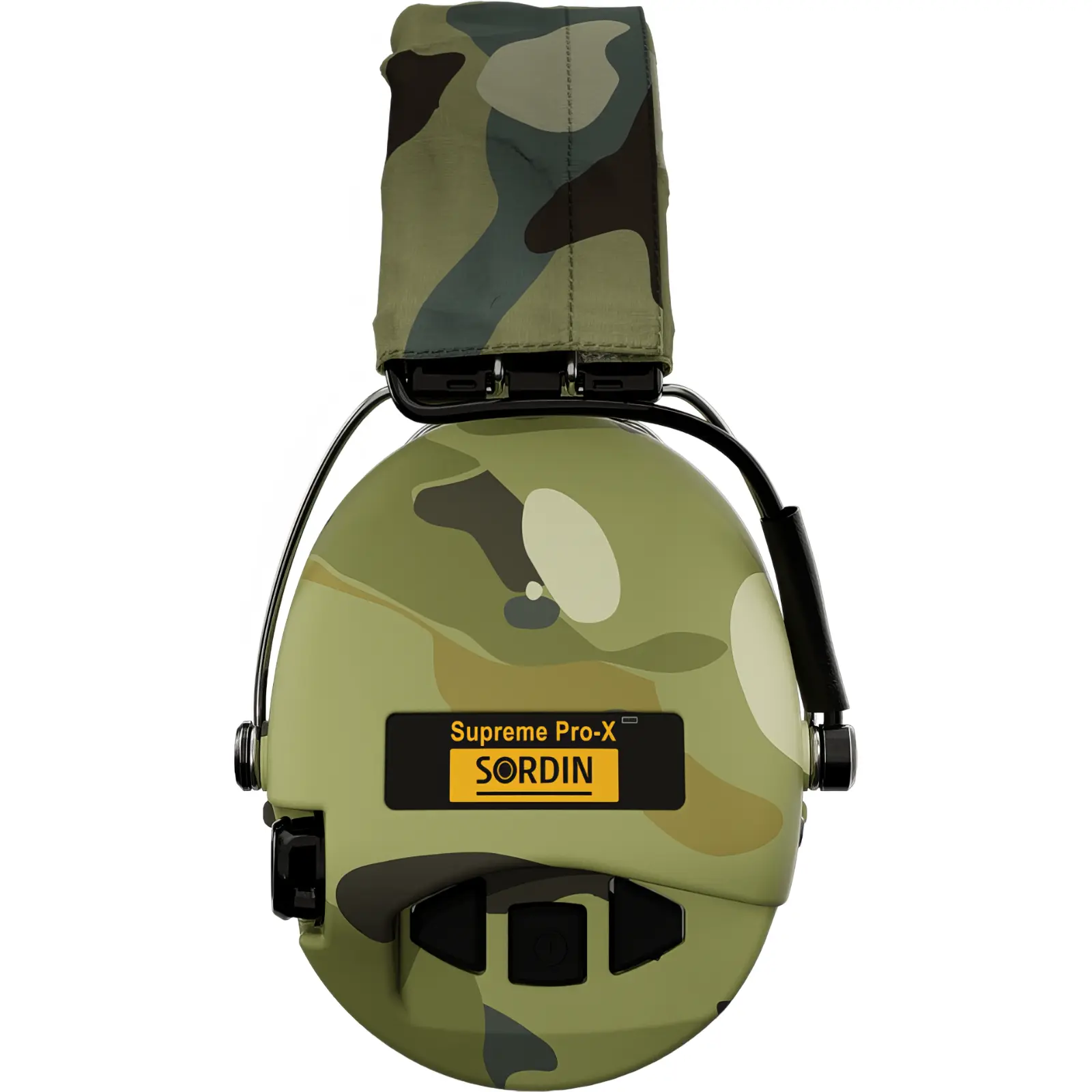 Sordin Supreme Pro-X LED camo grün Bedientasten