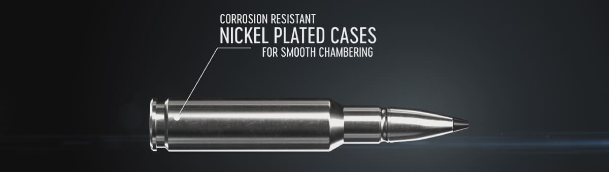 RWS Short Rifle Munition Nickel beschichtete Hülse