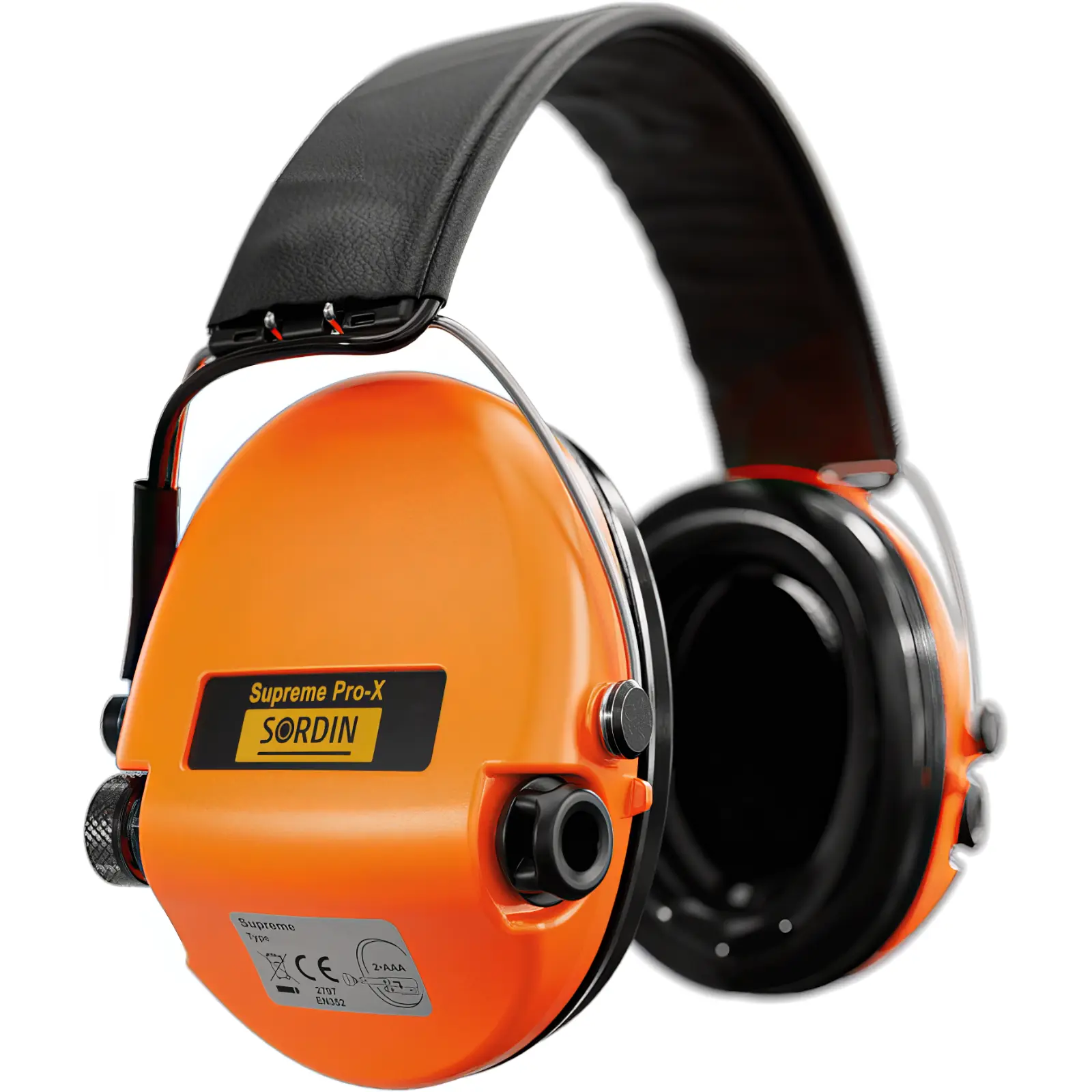 Sordin Supreme Pro-X Gehörschutz blaze orange Mikrofon